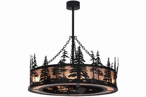Tall Pines Eight Light Chandel-Air compact medium fans for desks and counters
