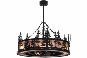 Tall Pines Eight Light Chandel-Air decorative fandeliers with lights