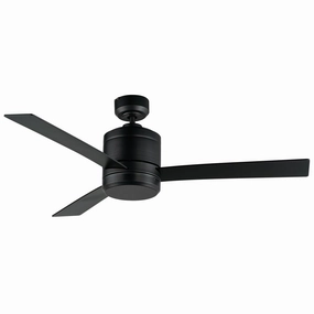 Tanker 52"Outdoor Ceiling Fan Black oscillating medium fans with strong airflow