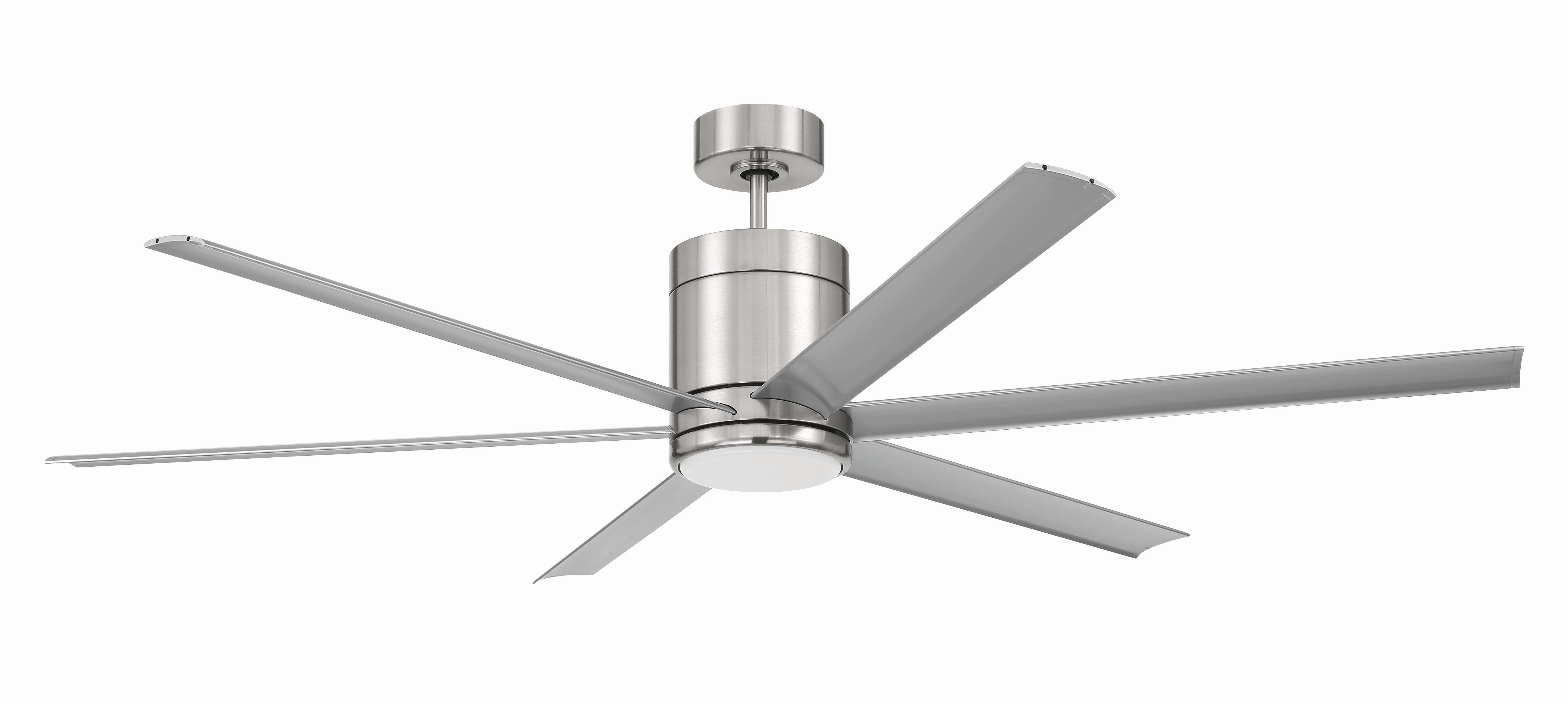Tate 65"Ceiling Fan Brushed Polished Nickel portable medium fans with handle design