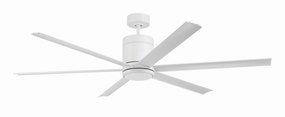 Tate 65"Ceiling Fan White medium electric fans for multi-room use