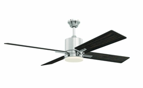 Teana 52"Ceiling Fan Brushed Polished Nickel home cooling fans in medium size