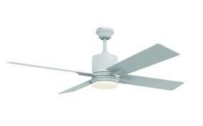 Teana 52"Ceiling Fan White quiet medium fans for living room use