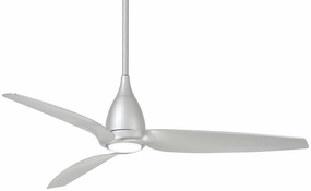 Tear 60" Ceiling Fan in Silver Modern ceiling fan for home cooling