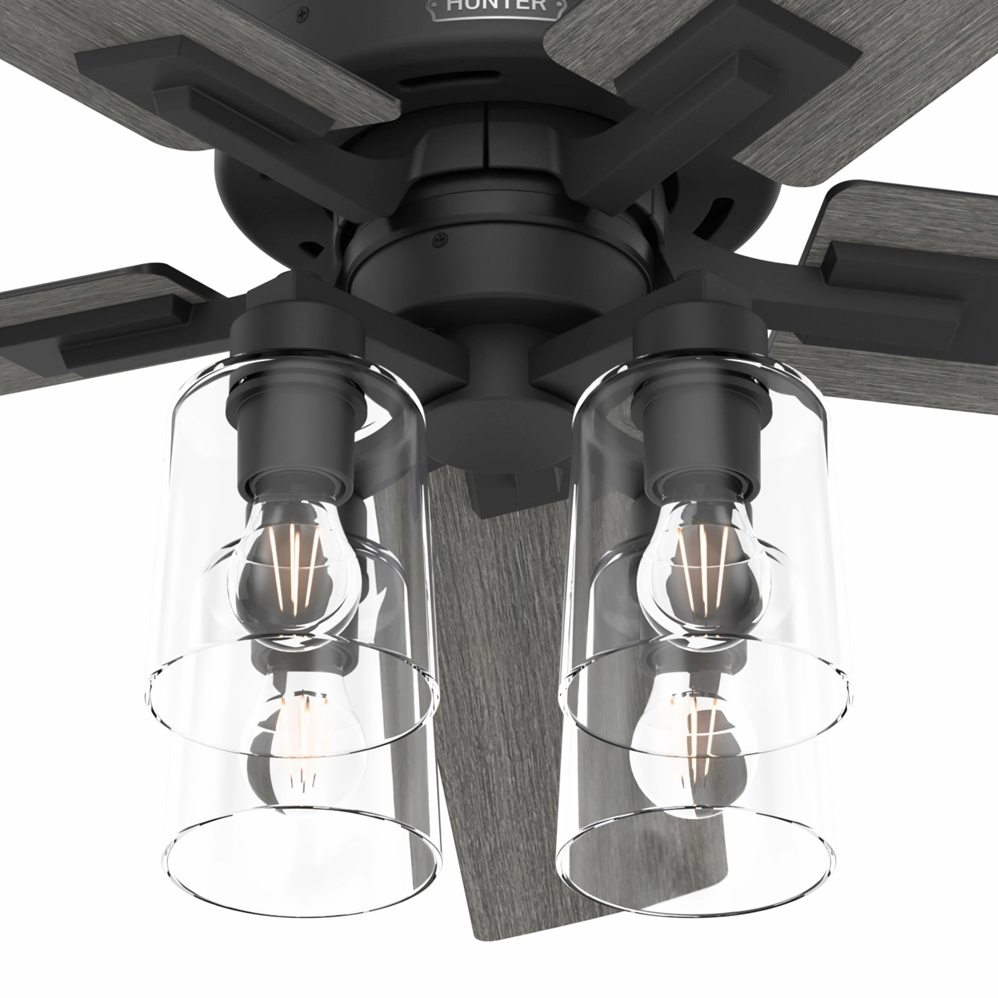 Techne 52"Ceiling Fan Matte Black