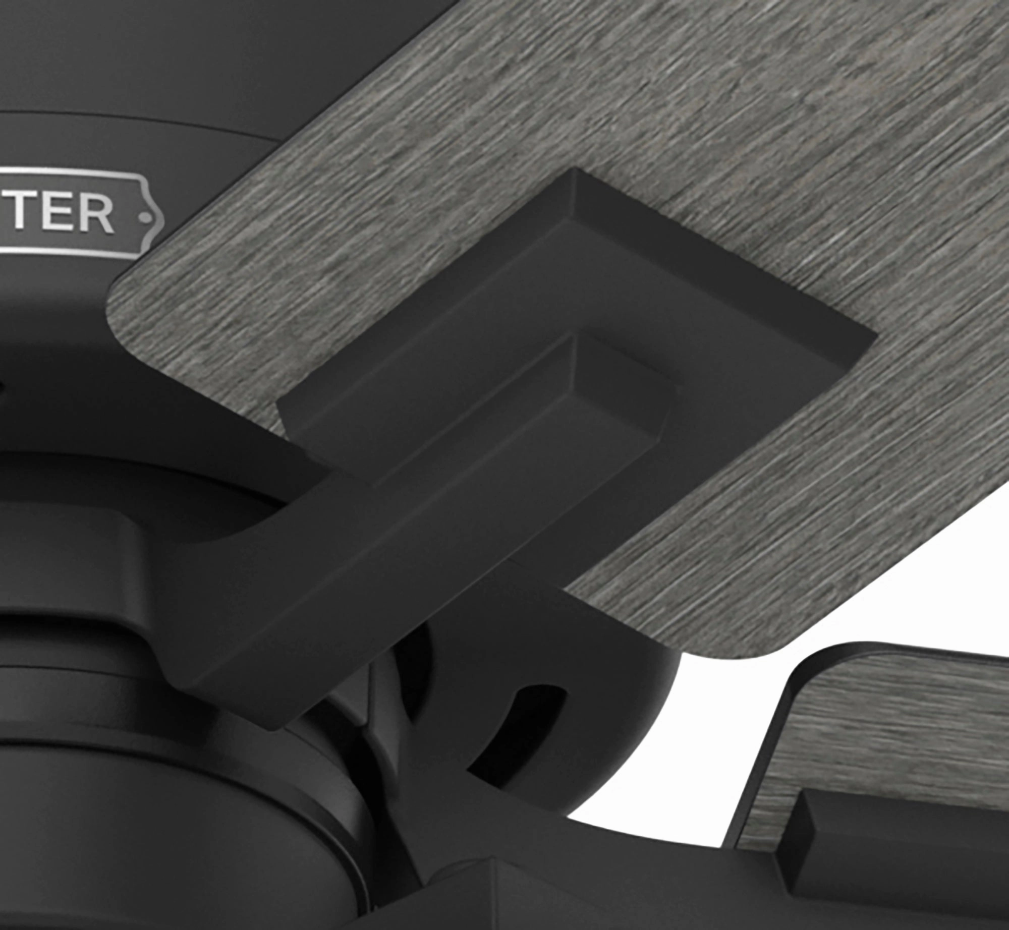Techne 52"Ceiling Fan Matte Black