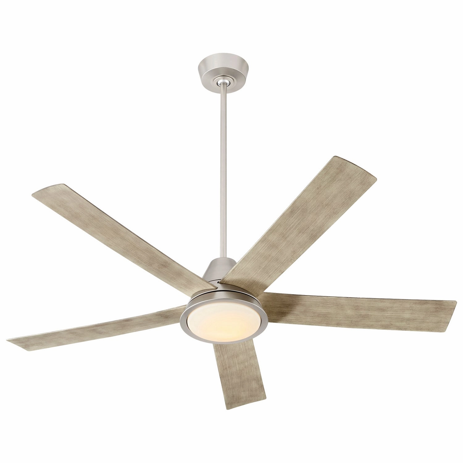 Temple 56"Ceiling Fan Satin Nickel