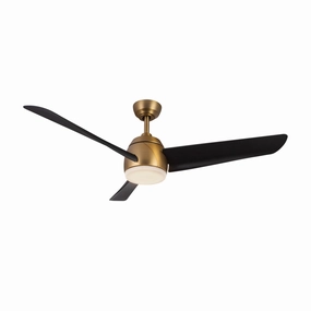 Thalia 54"Ceiling Fan Brushed Gold/Matte Black stylish medium fans for contemporary homes