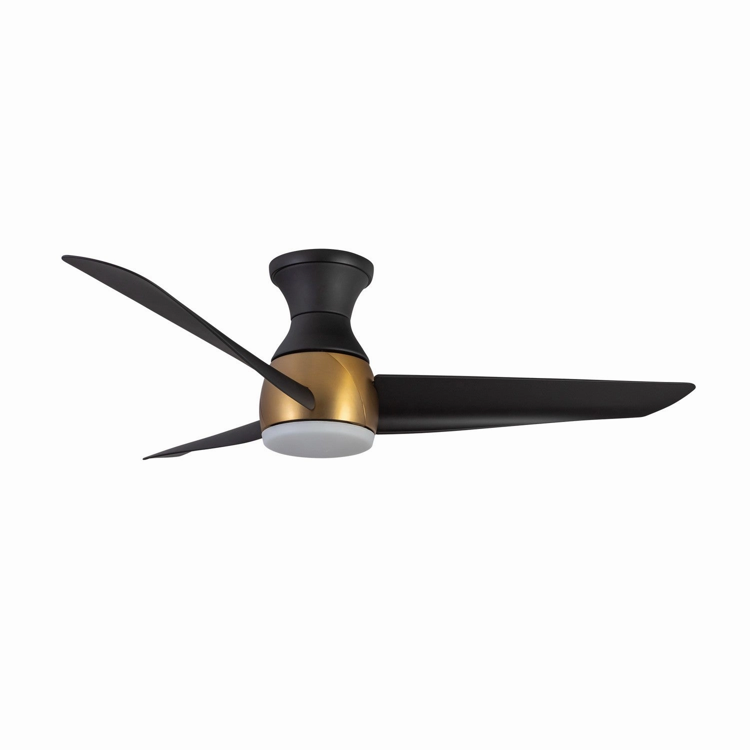 Thalia 54"Hugger Fan Brushed Gold/Matte Black