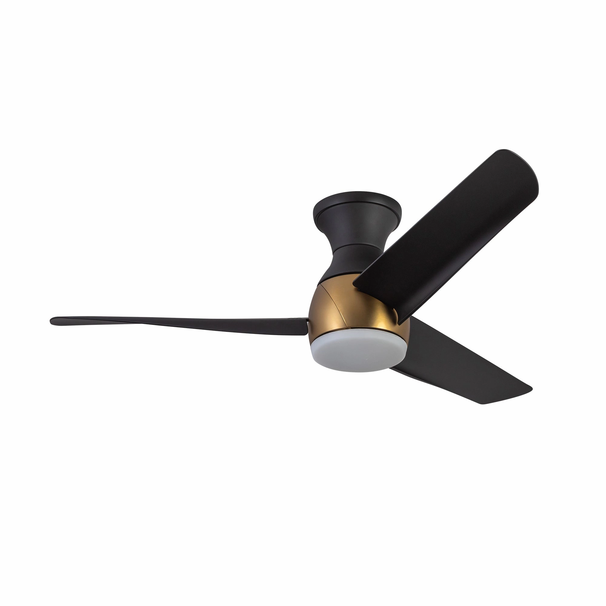 Thalia 54"Hugger Fan Brushed Gold/Matte Black