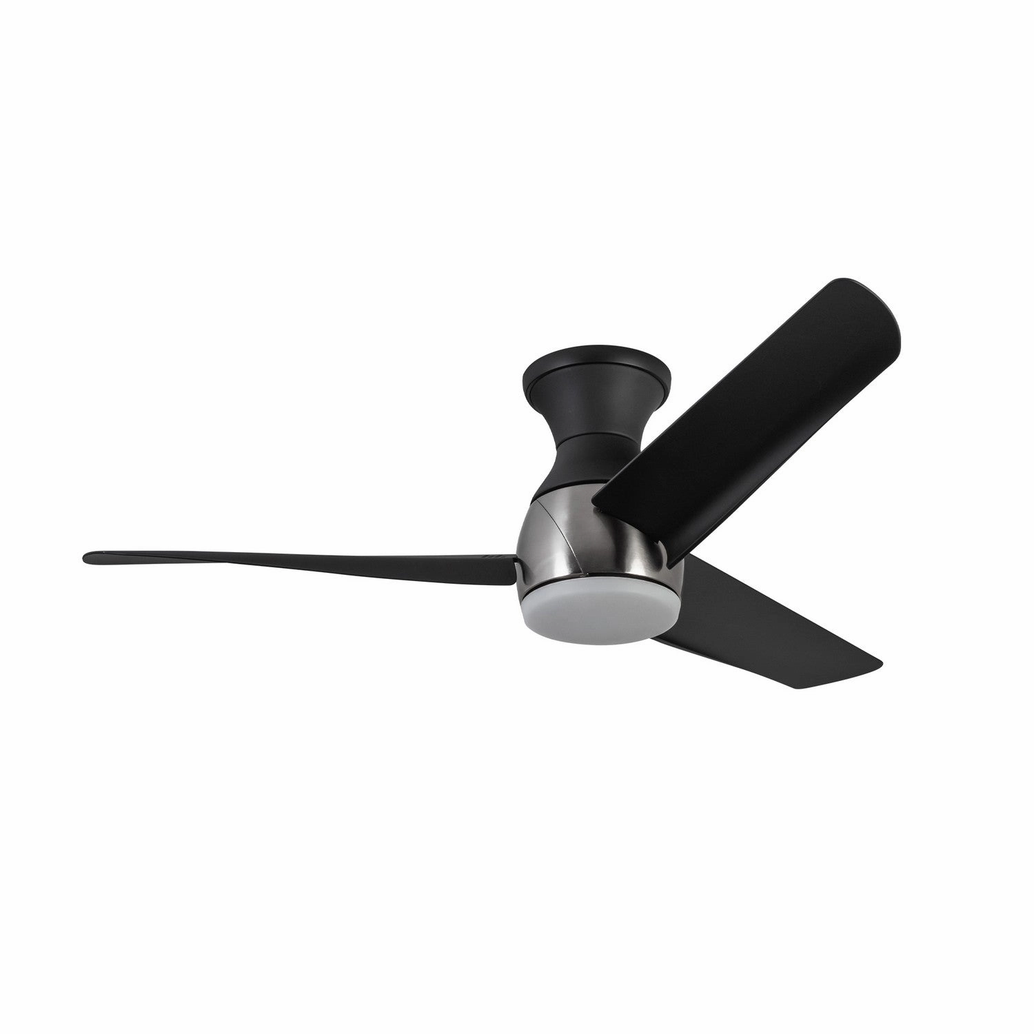 Thalia 54"Hugger Fan Brushed Nickel/Matte Black