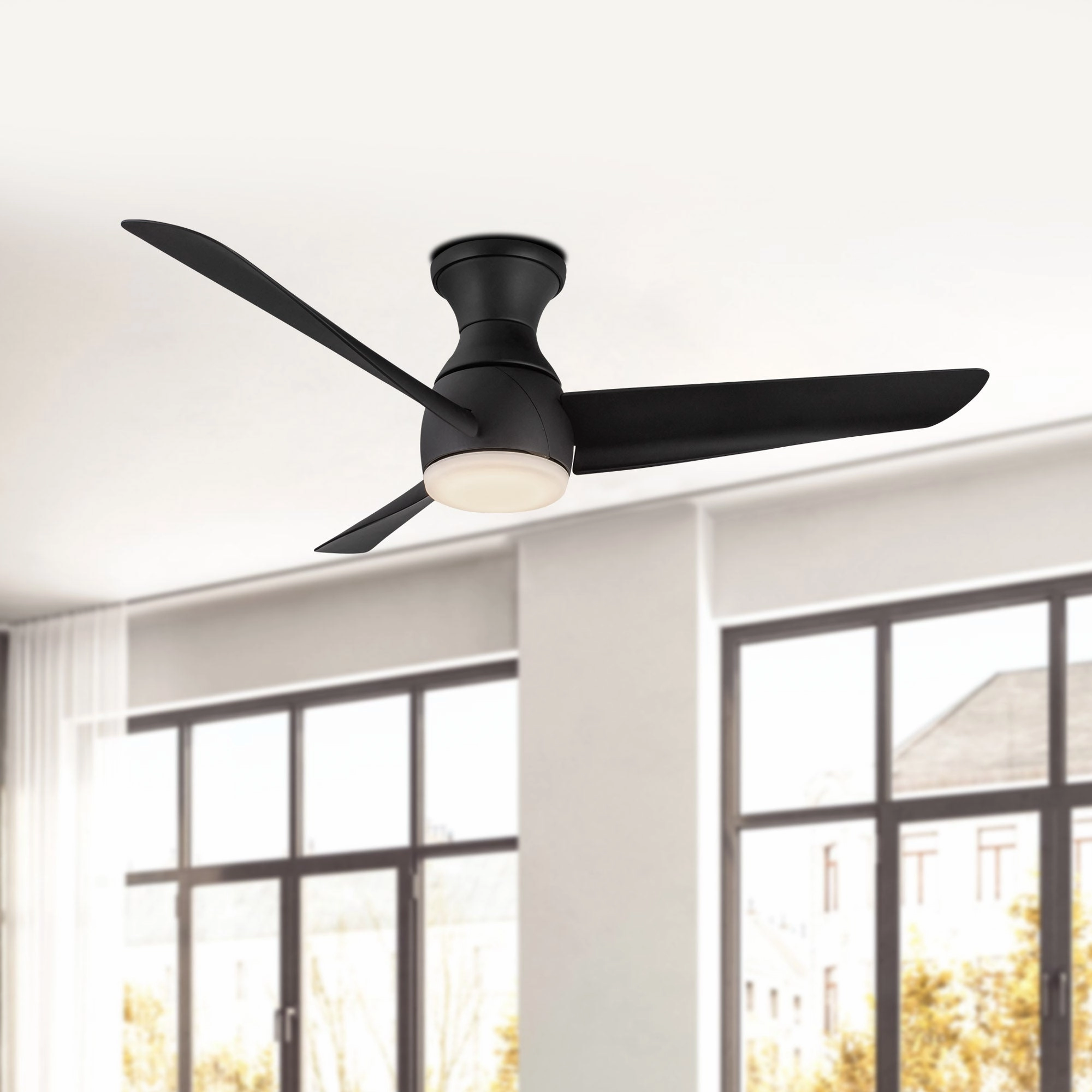 Thalia 54"Hugger Fan Matte Black