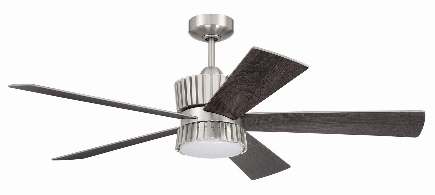 Theiry 52"Ceiling Fan Brushed Polished Nickel stylish medium fans for contemporary homes