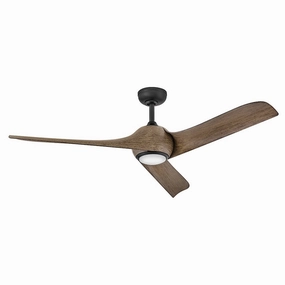 Tiburon 56" Smart Fan Matte Black modern medium fans for everyday cooling