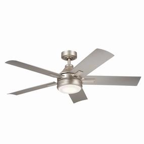 Tide 52"Ceiling Fan Brushed Nickel compact medium fans for desks and counters