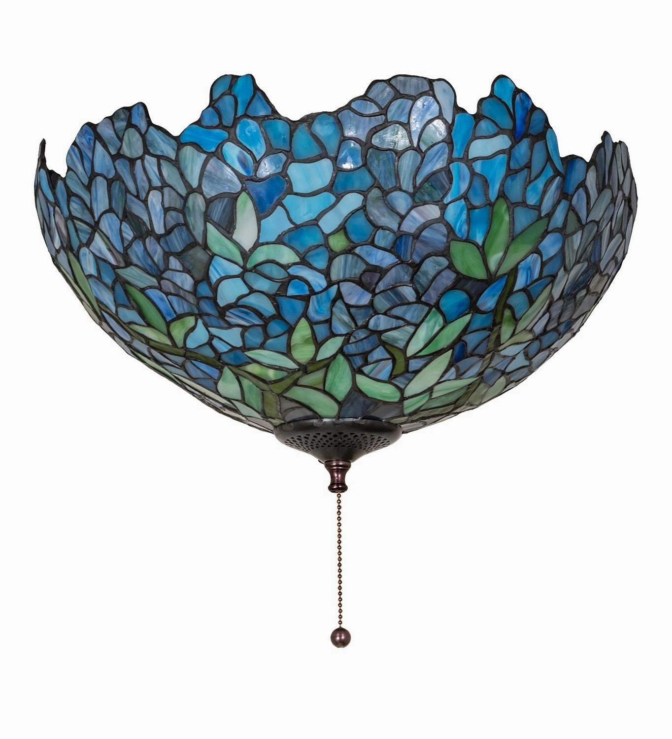 Tiffany Wisteria Three Light Fan Light Fixture