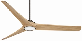 Timber 84"Ceiling Fan Heirloom Bronze/Maple large electric fans for spacious rooms