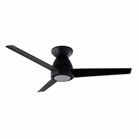 Tip-Top 44"Ceiling Fan Matte Black space-saving huggers with modern style