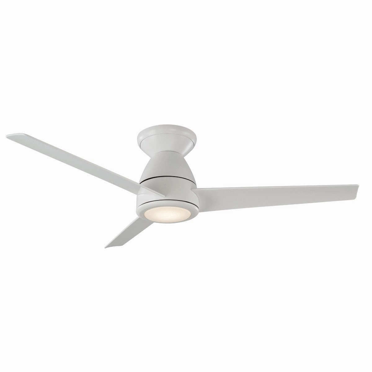 Tip-Top 44"Ceiling Fan Matte White space-saving huggers with modern style