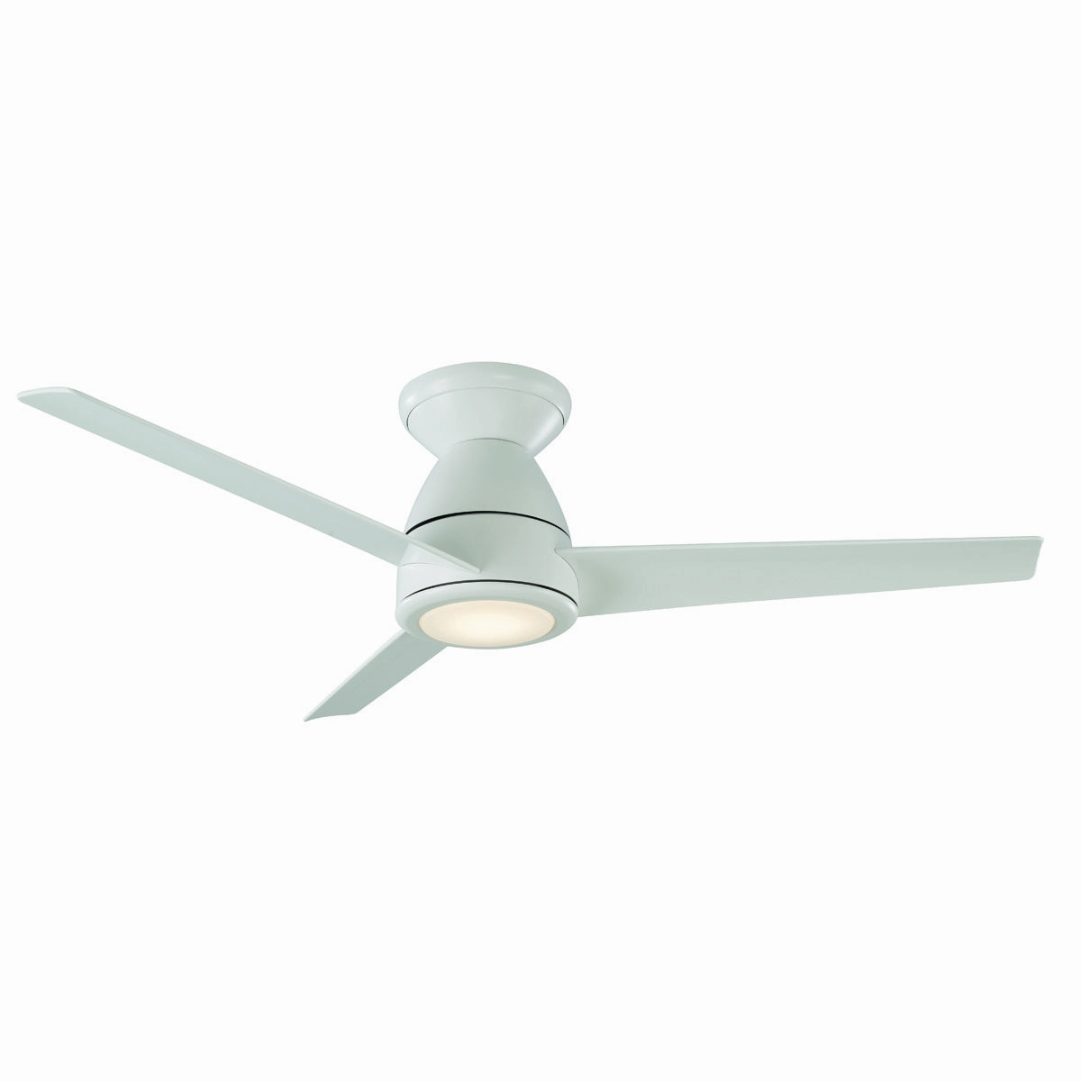 Tip-Top 52"Ceiling Fan Matte White space-saving huggers with modern style