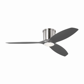 Titus 52" Ceiling Fan Brushed Steel space-saving huggers with modern style