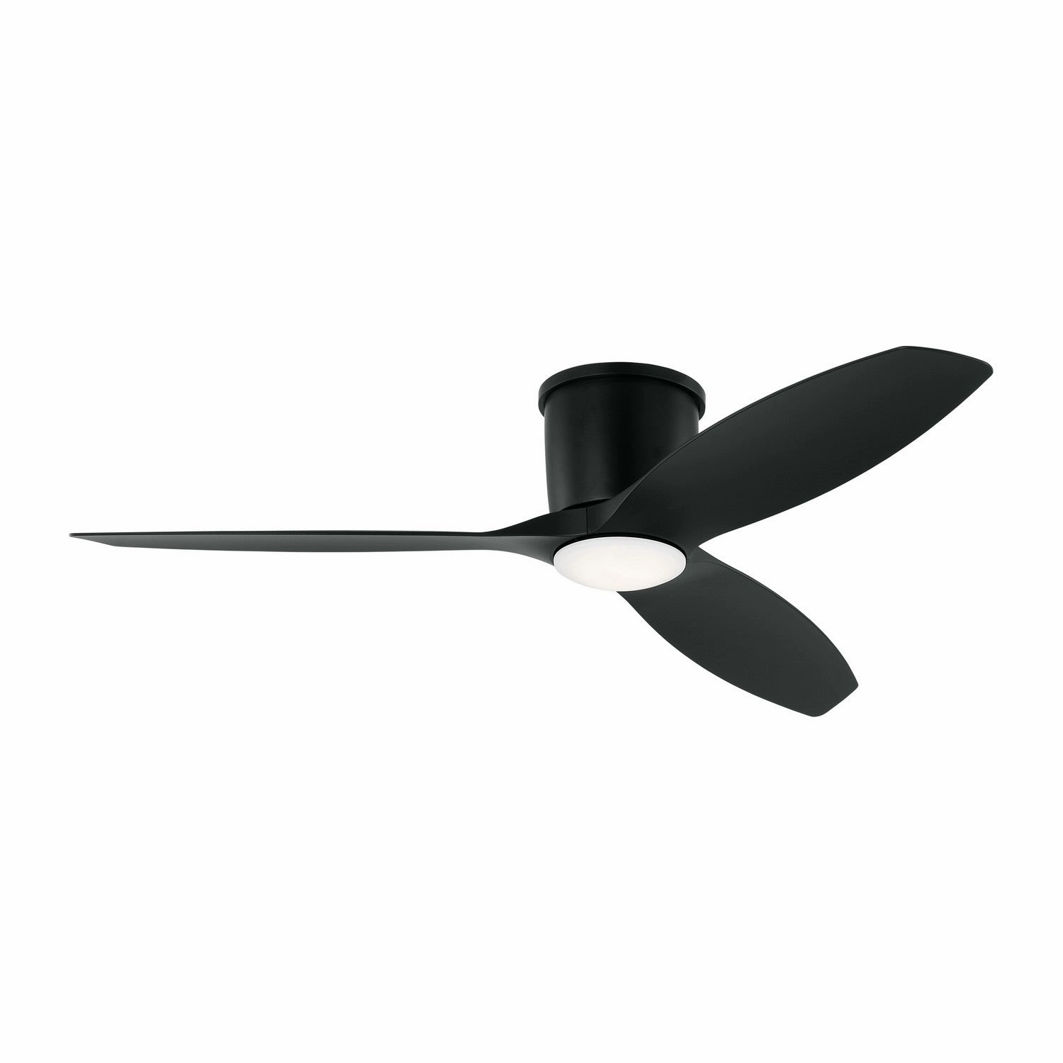 Titus 52" Ceiling Fan Midnight Black quiet medium fans for living room use
