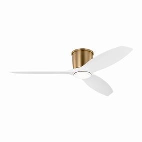 Titus 52" Ceiling Fan Satin Brass ifan smart fans for connected homes