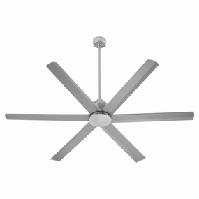 Titus 65"Ceiling Fan Satin Nickel energy-efficient medium fans with remote