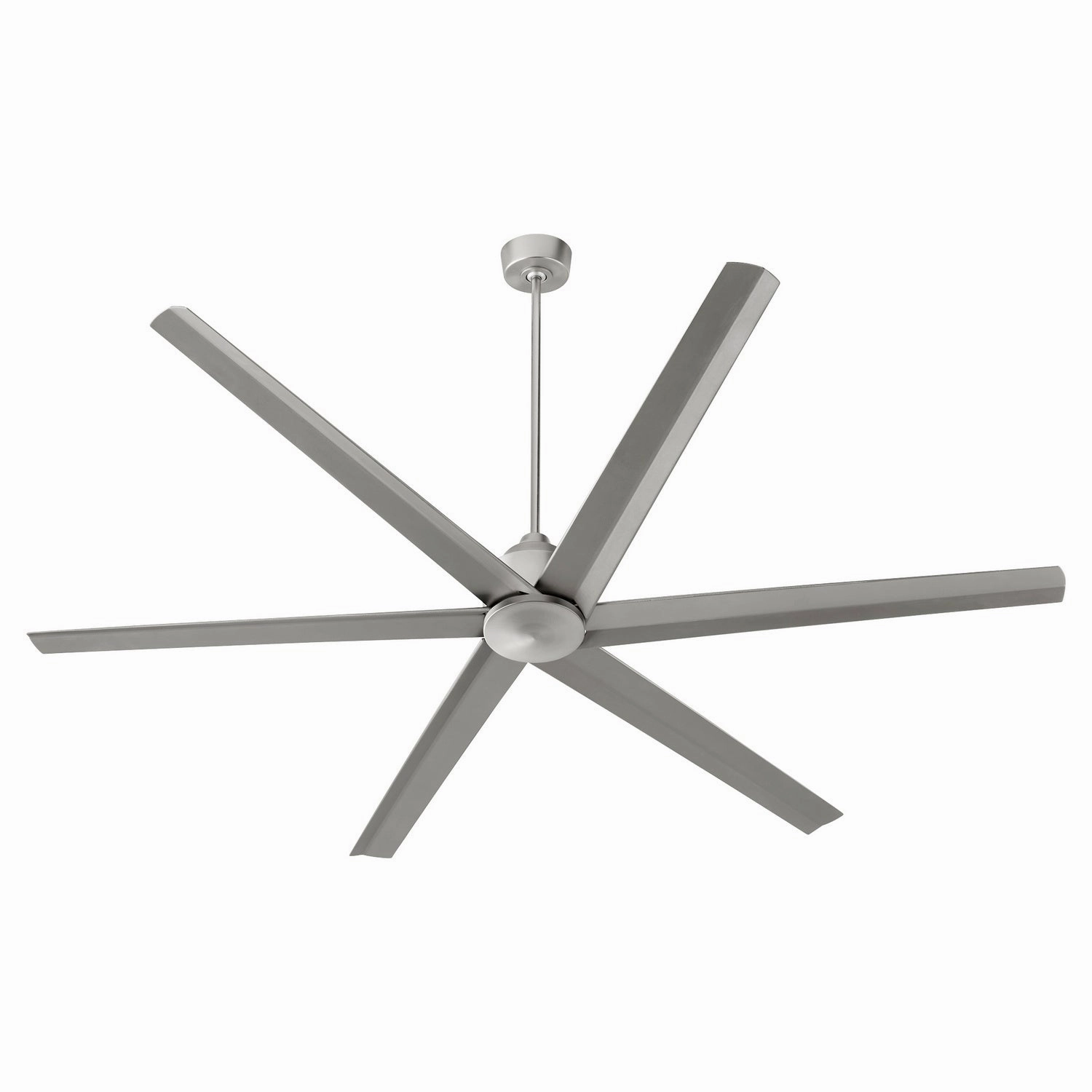 Titus 80"Ceiling Fan Satin Nickel large electric fans for spacious rooms