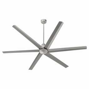 Titus 80"Ceiling Fan Satin Nickel large electric fans for spacious rooms