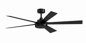 TorchAire 64 64"Ceiling Fan Black home cooling fans in medium size