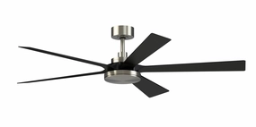 TorchAire 64 64"Ceiling Fan Brushed Nickel portable medium fans with handle design
