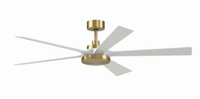 TorchAire 64 64"Ceiling Fan Brushed Satin Brass portable medium fans with handle design