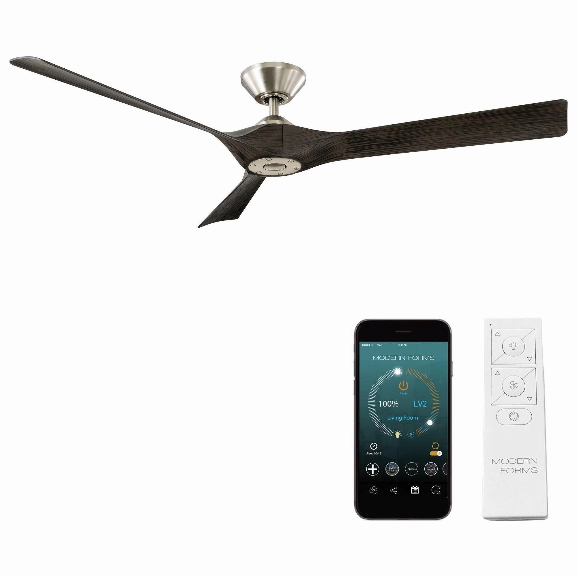 Torque Indoor/Outdoor 3-Blade 58" Smart Ceiling Fan with Remote Control efficient ceiling fans for home cooling
