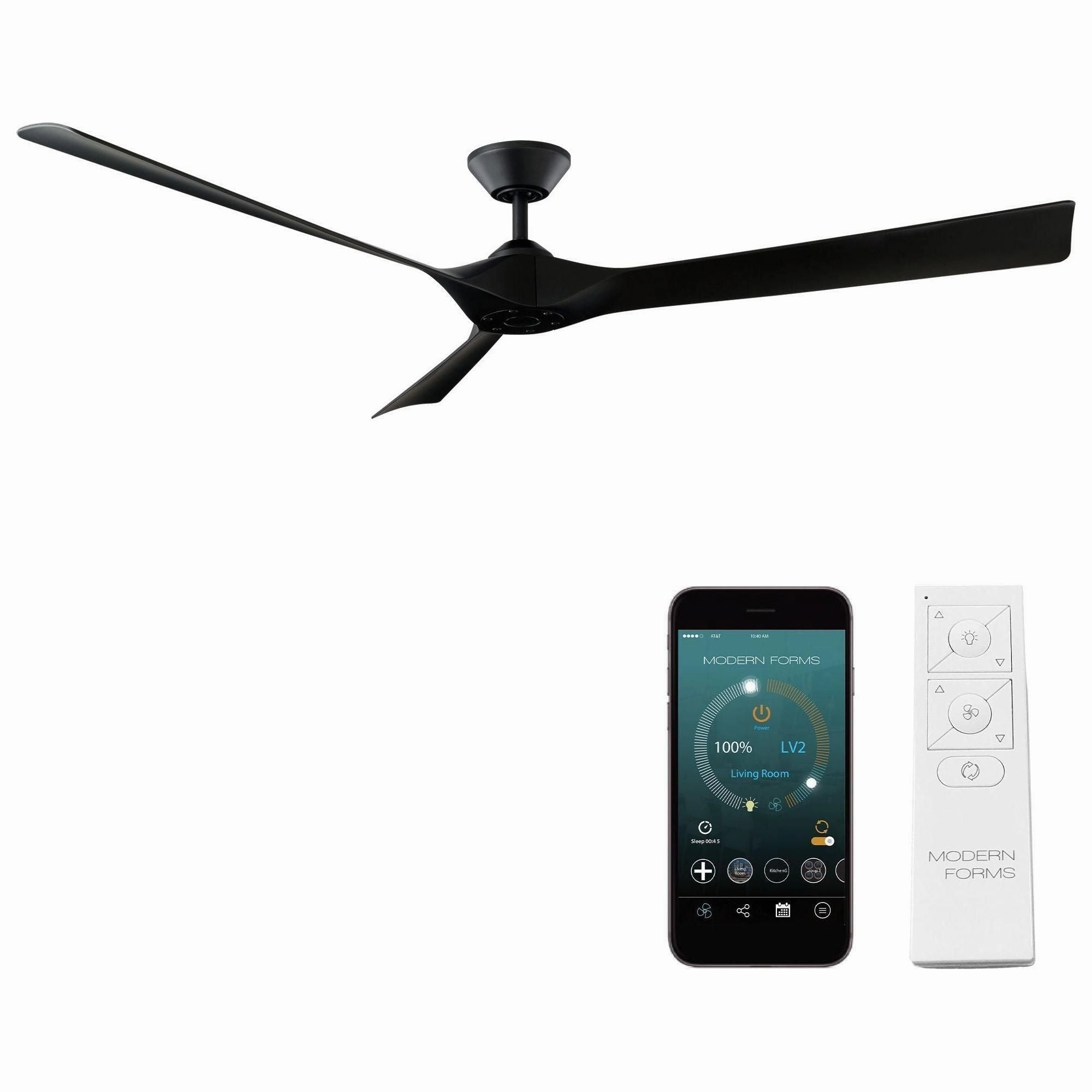 Torque Indoor/Outdoor 3-Blade 70" Smart Ceiling Fan with Remote Control