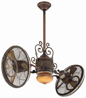 Traditional Gryo Led 42"Performance Fan Belcaro Walnut small electric fans for personal cooling