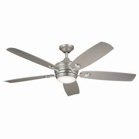 Tranquil 56"Ceiling Fan Brushed Nickel oscillating medium fans with strong airflow