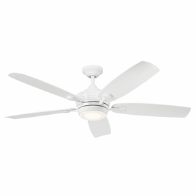 Tranquil 56"Ceiling Fan White stylish medium fans for contemporary homes