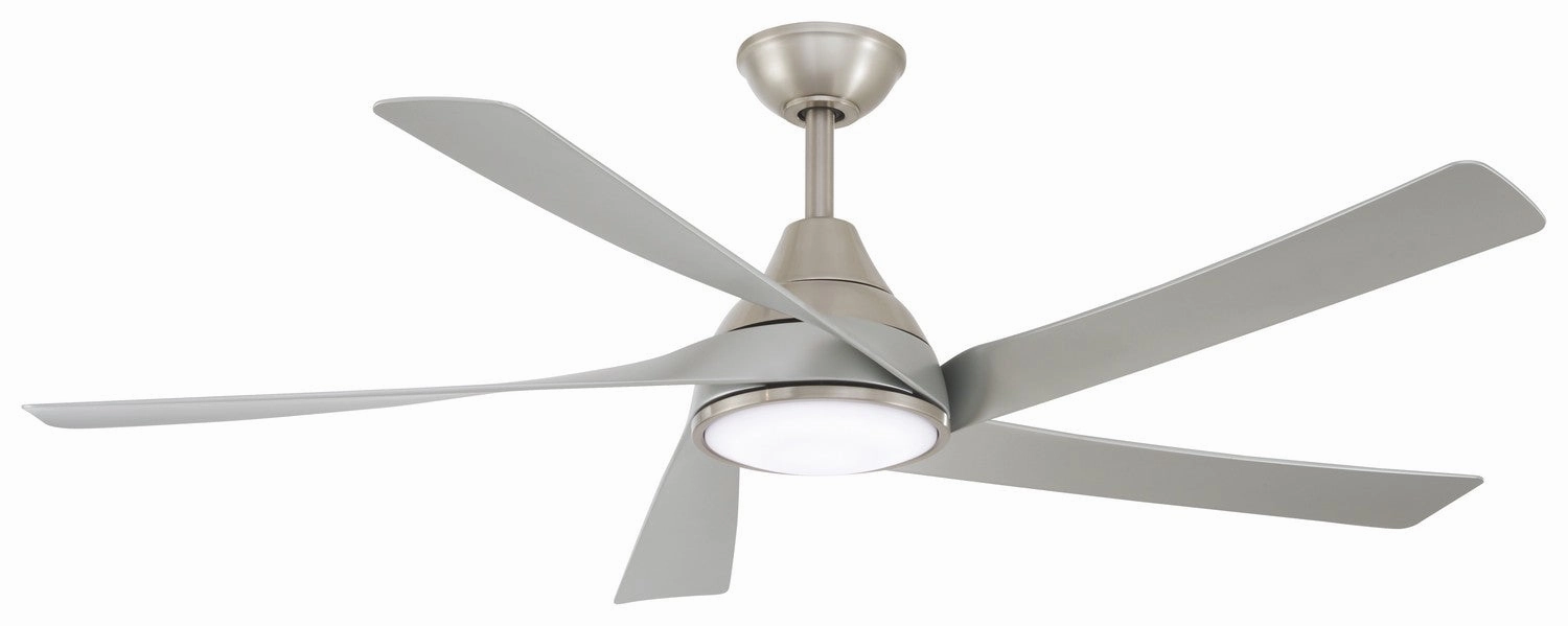 Transonic 56"Ceiling Fan Brushed Nickel quiet medium fans for living room use