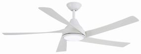 Transonic 56"Ceiling Fan Flat White portable medium fans with handle design