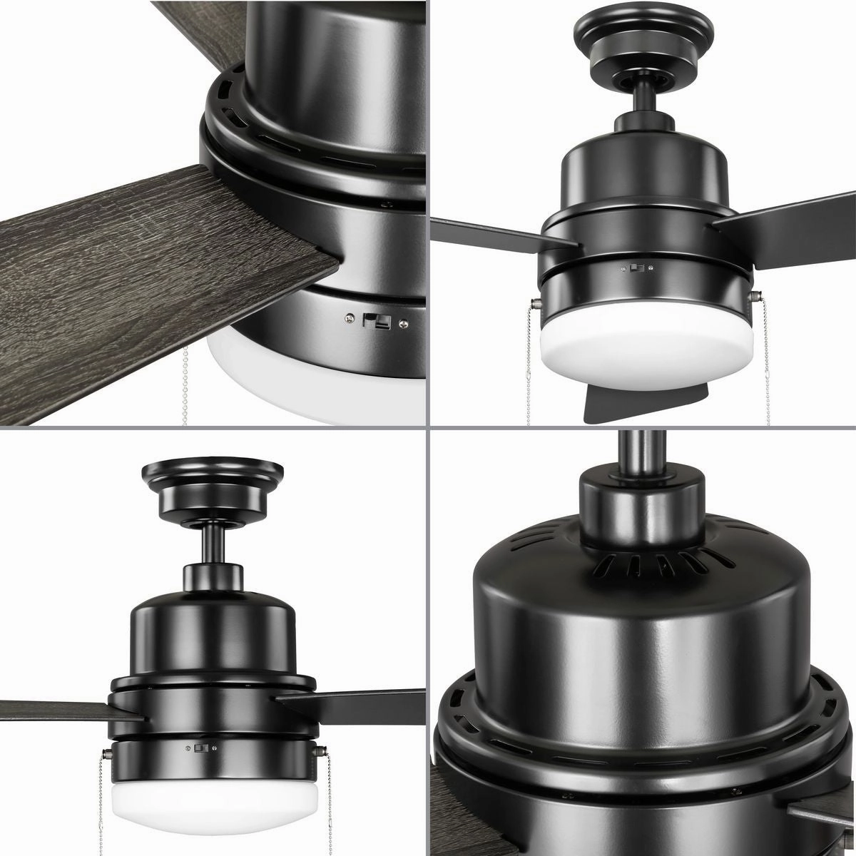 Trevina V 52"Ceiling Fan Matte Black