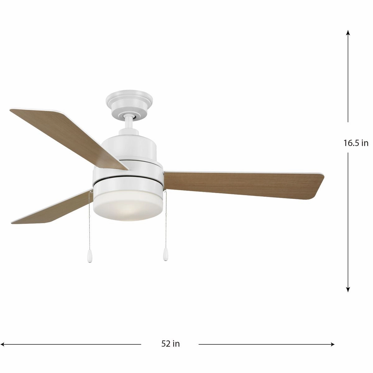Trevina V 52"Ceiling Fan Satin White