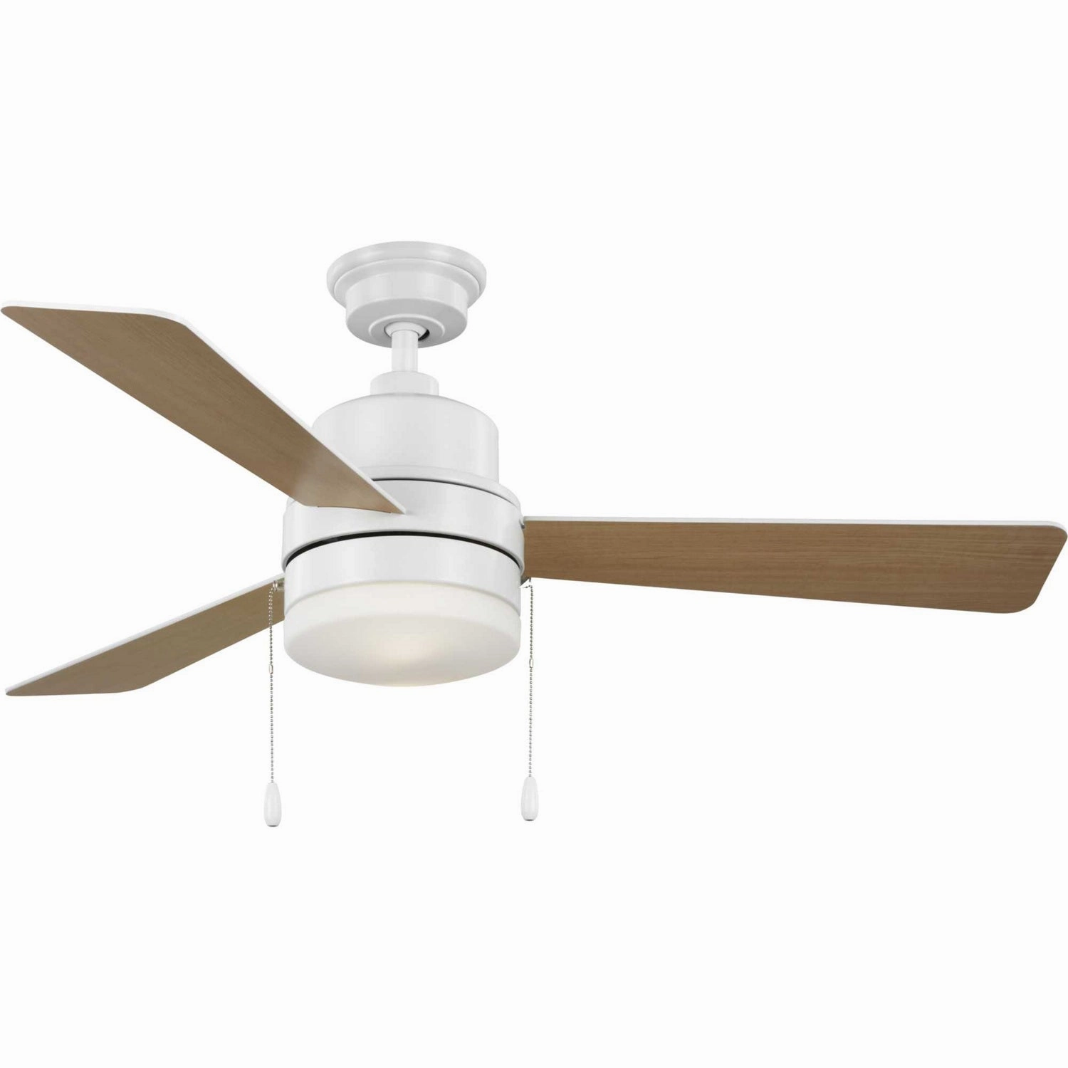 Trevina V 52"Ceiling Fan Satin White quiet medium fans for living room use