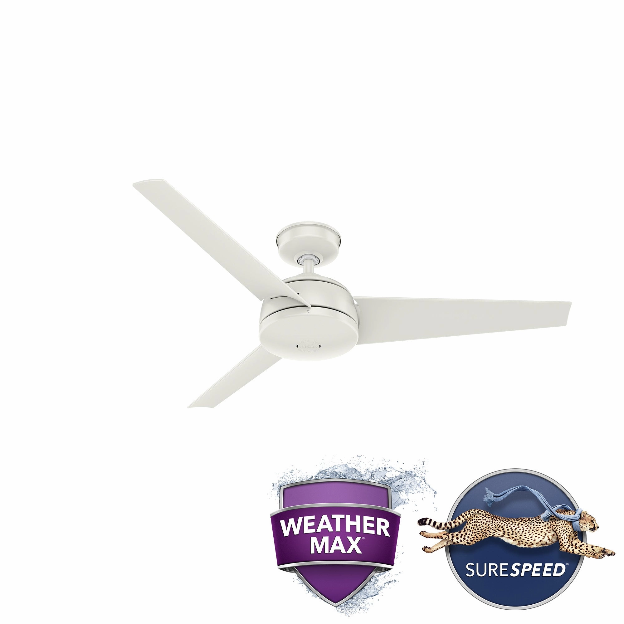 Trimaran 52"Ceiling Fan Fresh White