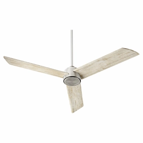 Trio 60"Ceiling Fan Satin Nickel modern medium fans for everyday cooling