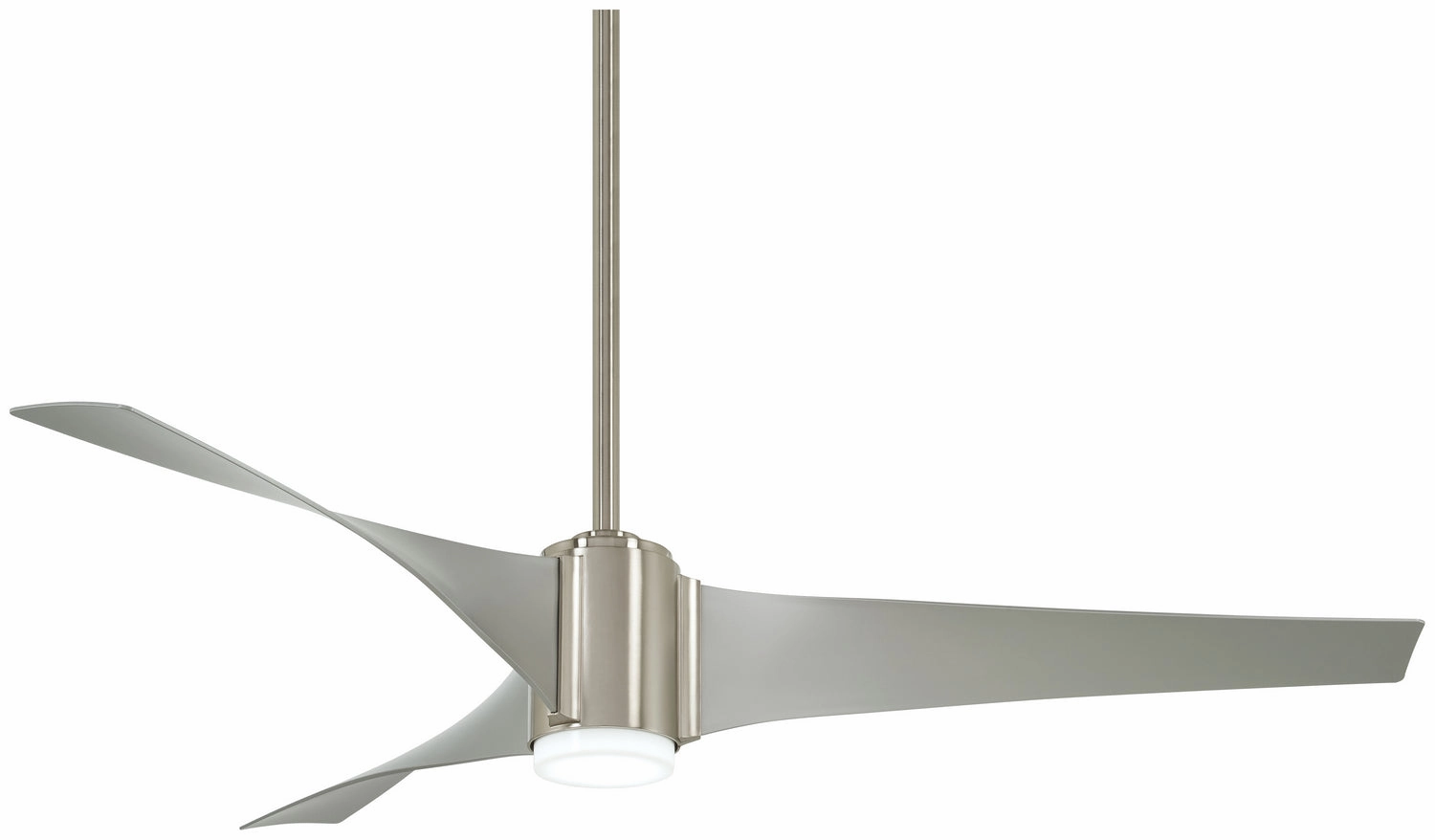 Triple 60"Ceiling Fan Brushed Nickel W/ Silver portable medium fans with handle design