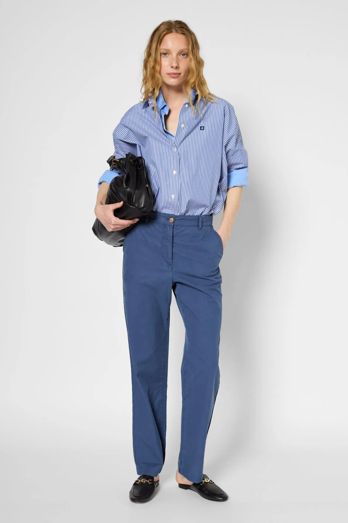 Trouser Laurette Dbp33b057 Indigo Clothing_Gerard-Darel