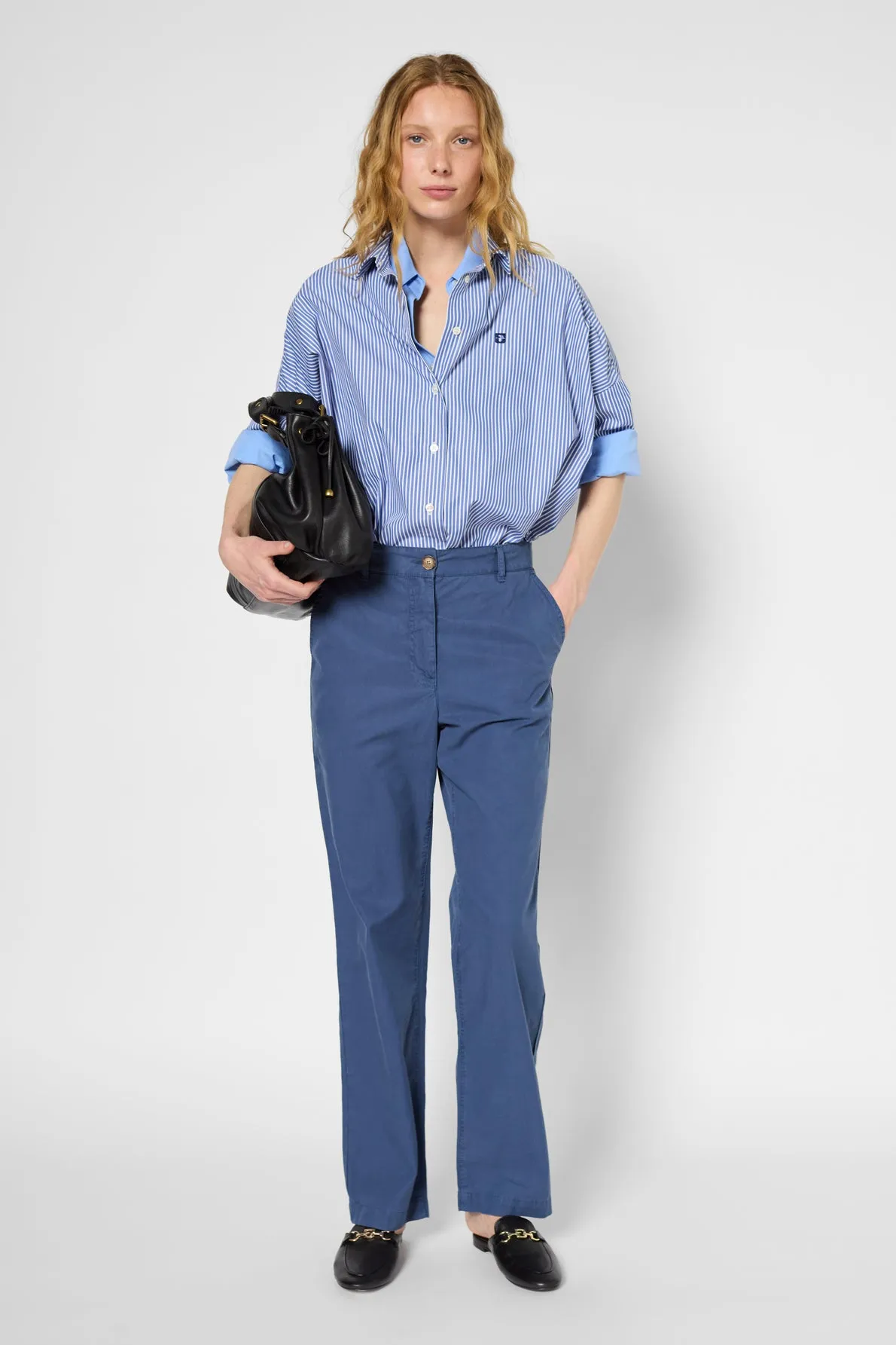 Trouser Laurette Dbp33b057 Indigo Clothing_Gerard-Darel