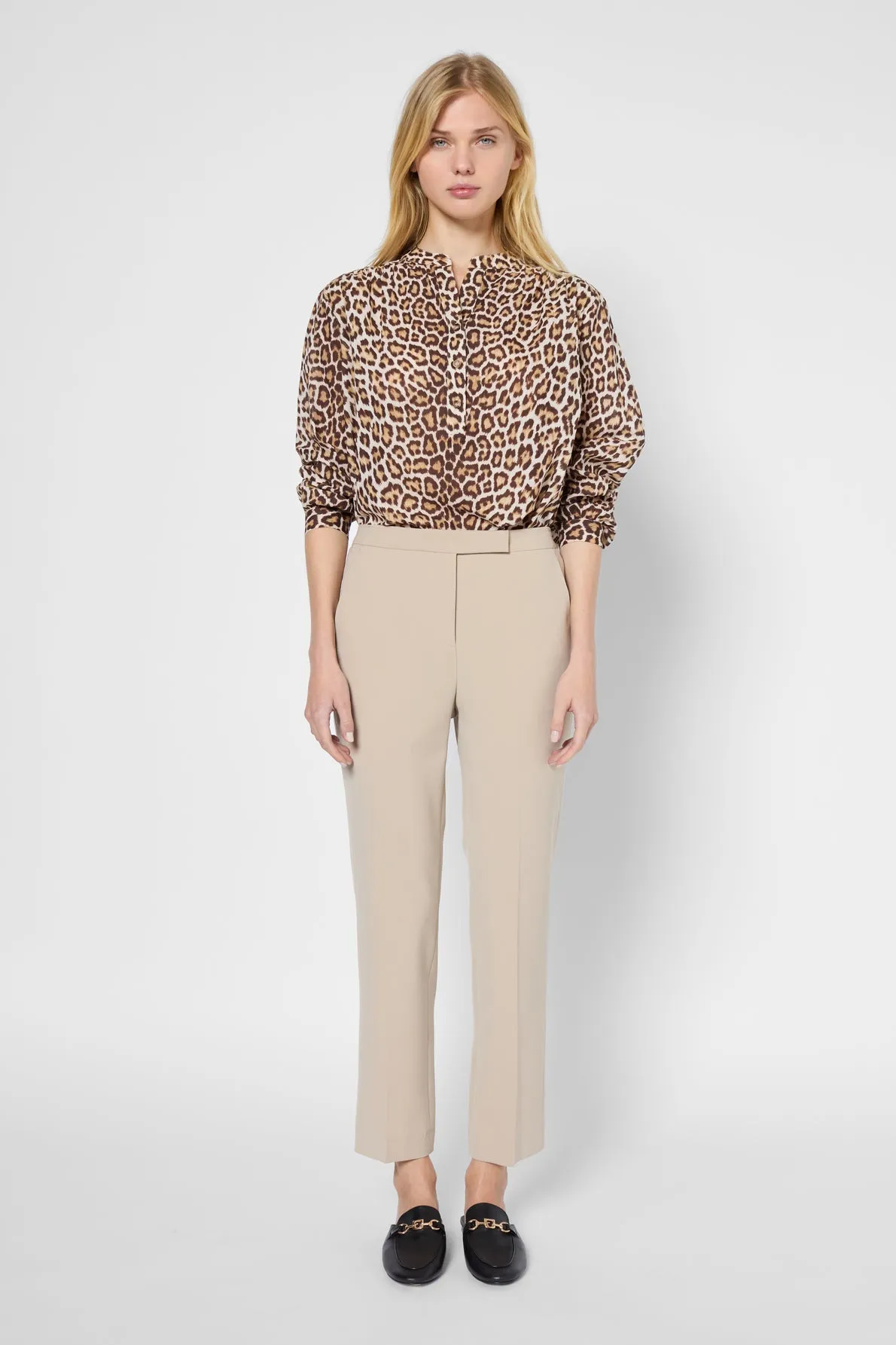 Trouser Liana Dbp26b045 Beige Clothing_Gerard-Darel