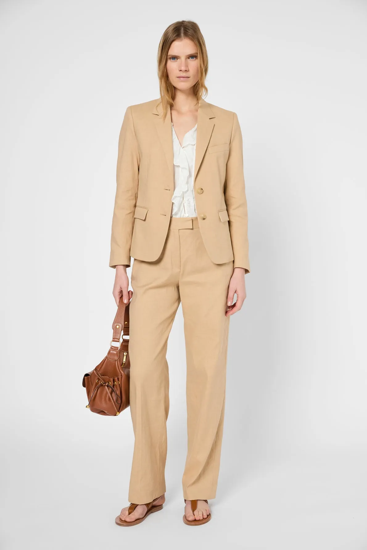 Trouser Lilla Dbp75b032 Sand Clothing_Gerard-Darel